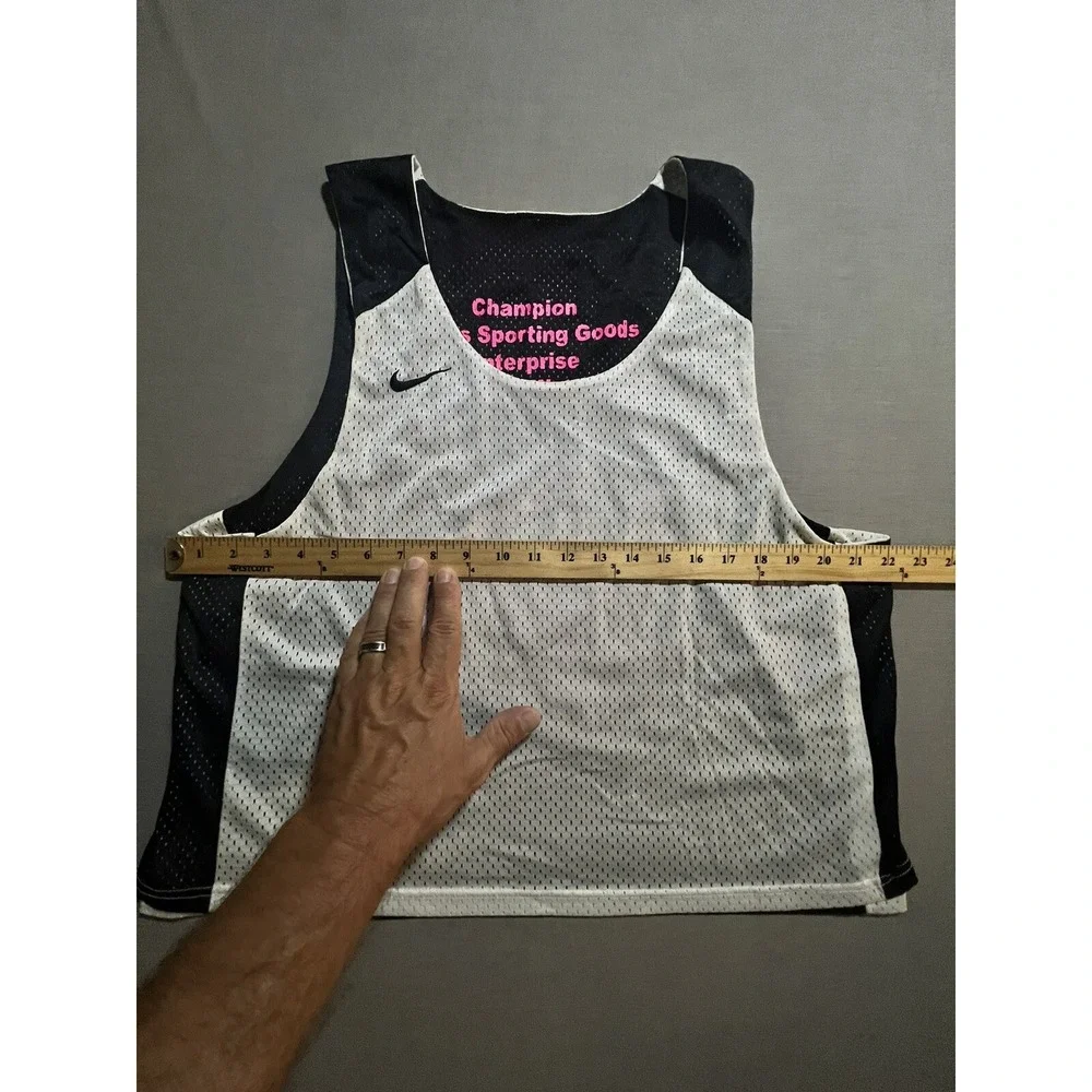 Nike Rockets And Sockets Lacrosse Reversible Jersey Mens S/M Black White Adult